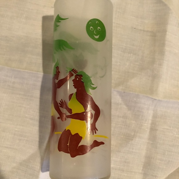 1950s Caveman Tom Collins/ Ice Tea Glasses - Set o